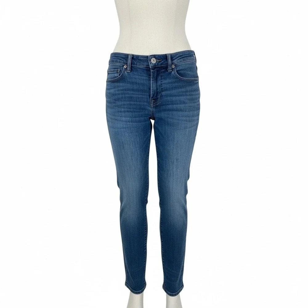 American Eagle Original Straight Airflex Jeans Blue Denim Mens 28x28‎